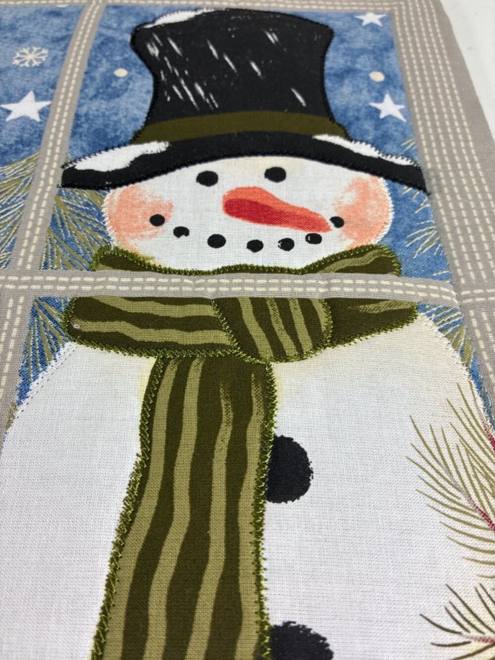 St Nicholas Square Snowman Christmas Placemats Set of 6 NWT - Picture 8 of 14